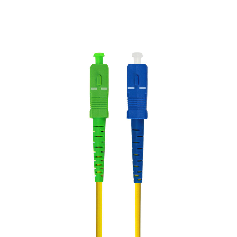 10CS kualitas tinggi SC APC-SC UPC 3m mode tunggal Simplex kabel Patch serat optik SC FTTH serat jumper gratis pengiriman
