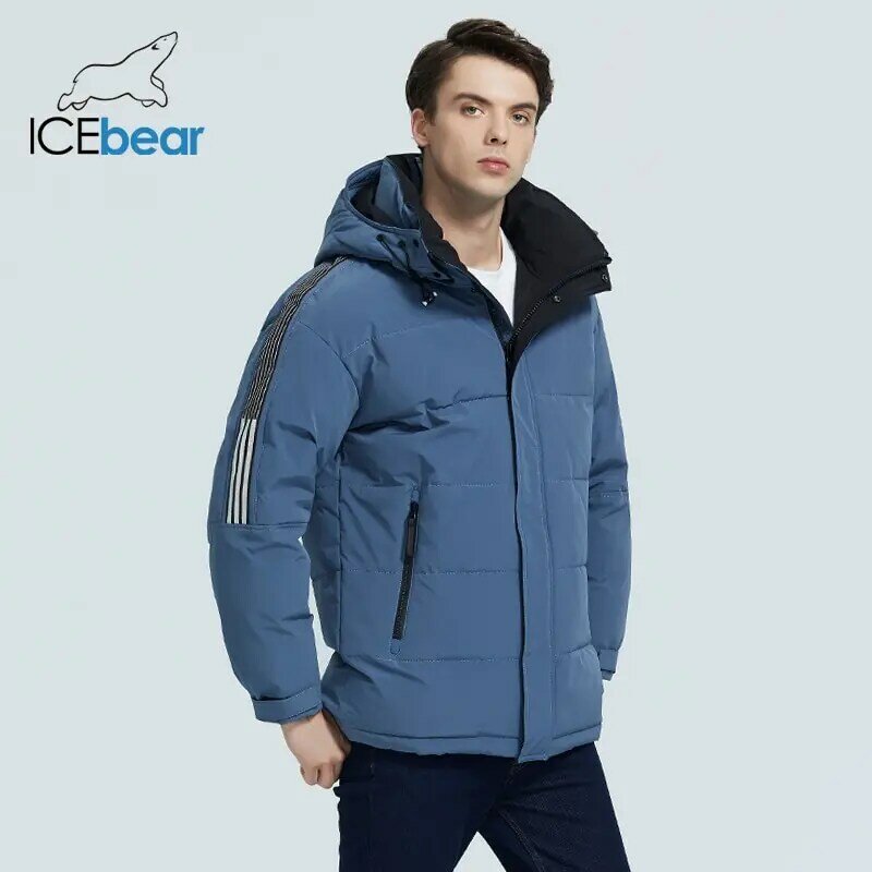 Icebear 2020 inverno jaqueta masculina casual casaco masculino moda ao ar livre jaquetas à prova de vento e quentes mwd19959i