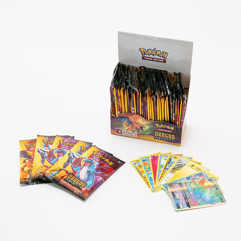 324 pçs/caixa mais novo pokemon cartões sun & moon espada & escudo inglês cartão de negociação jogo evoluções booster collectible cartão brinquedo