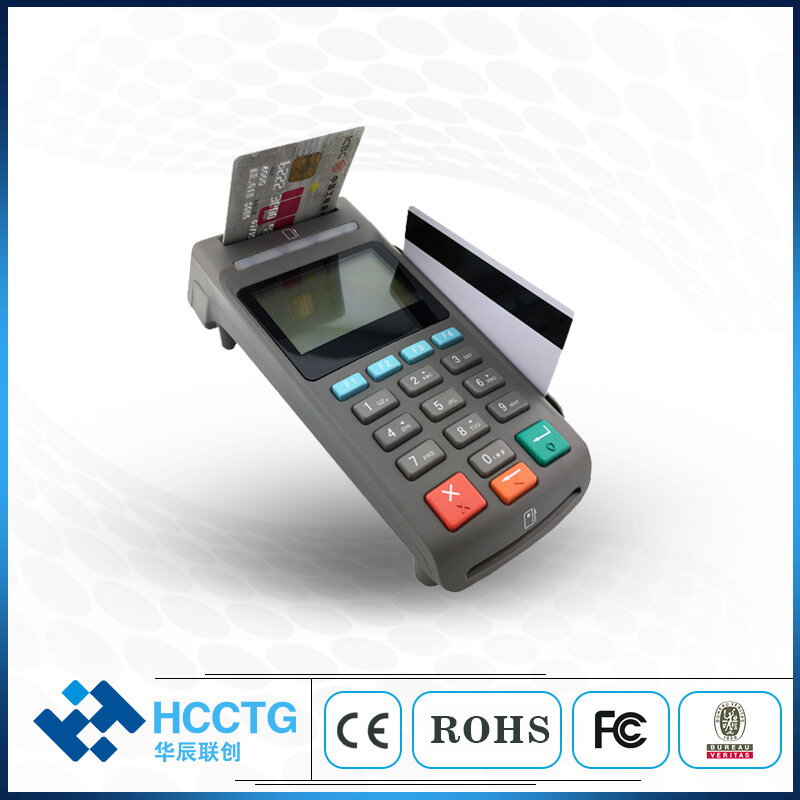 Czytnik kart inteligentnych wszystko w 1 bezpieczeństwo pulpitu e-płatność ATM POS Pinpad USB z wyświetlaczem LCD Z90PD