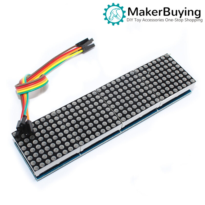 MAX7219 dot matrix modul 4 dot matrix in einem display modul MCU control stick modul