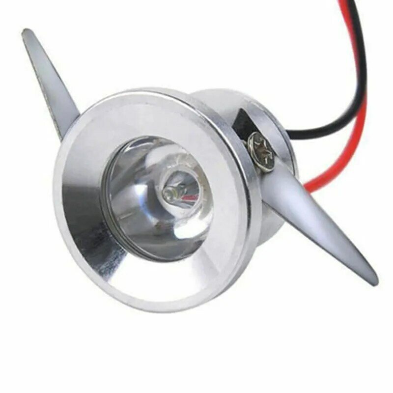 Lampu sorot LED kecil langit-langit led 1W AC85-265v bola lampu tersembunyi untuk konter kabinet etalase