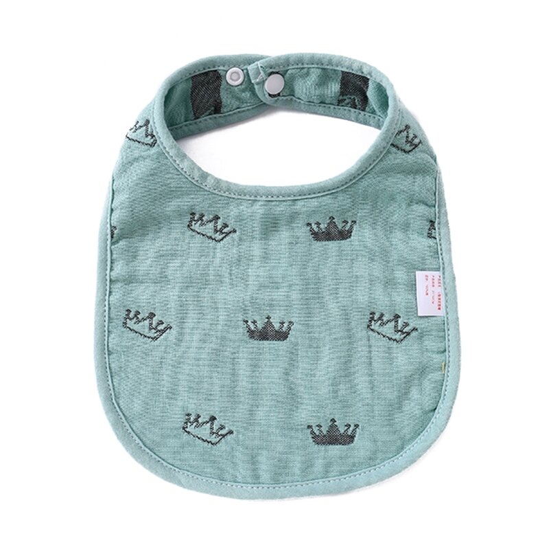 Super Soft Absorbent Feeding Bibs Mother's Lunch Feeding Helper Baby Cotton Bibs Gift for New Parents G99C
