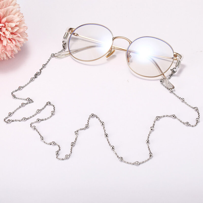 Skyrim-Lunettes de soleil en acier inoxydable pour femme, lunettes de lecture perlées, lunettes JOStrap, lunettes de sport, lunettes de vacances, ULà sangle de cou