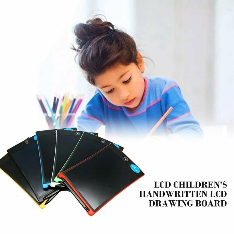 8.5 Cal tablica pisma LCD podświetl LCD tablica do pisania dla dzieci ręka elektroniczna rysowana żarówka płaska tablica energetyczna