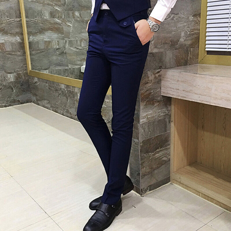 Костюм мужской оверсайз, официальный блейзер + жилет + брюки, роскошный костюм для свадьбы, офиса, деловой комплект, 3 шт./компл.