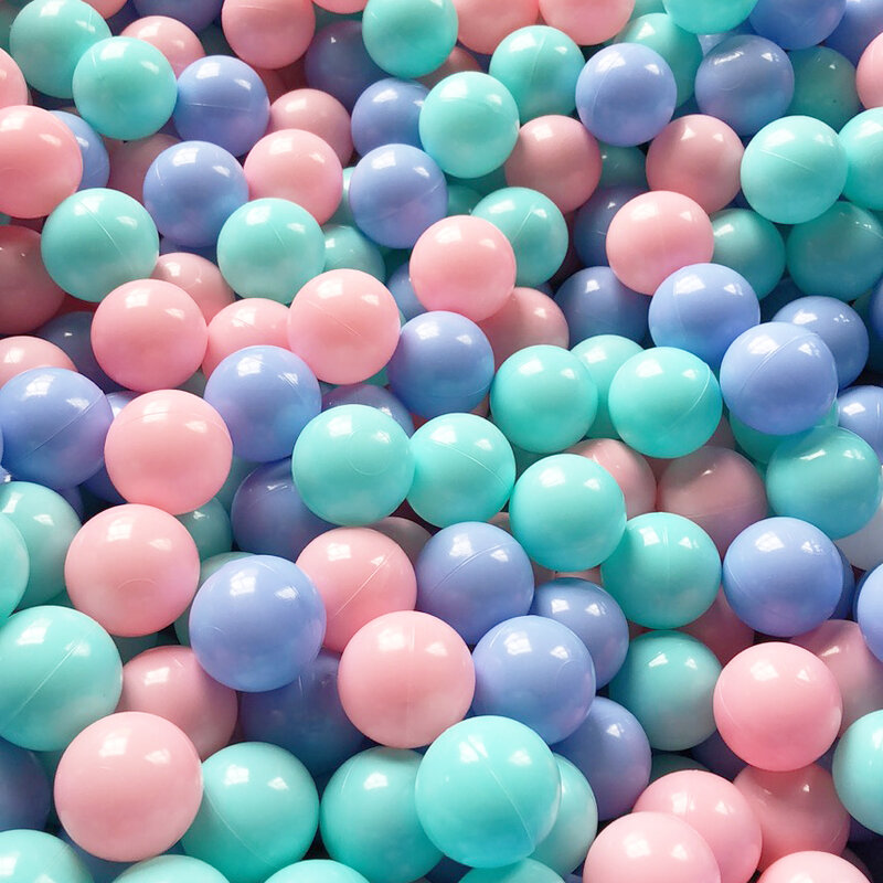 50/100 قطعة صديقة للبيئة الملونة الكرة حفرة لينة البلاستيك كرة أوشن بركة المياه المحيط موجة الكرة في الهواء الطلق لعب للأطفال أطفال طفل