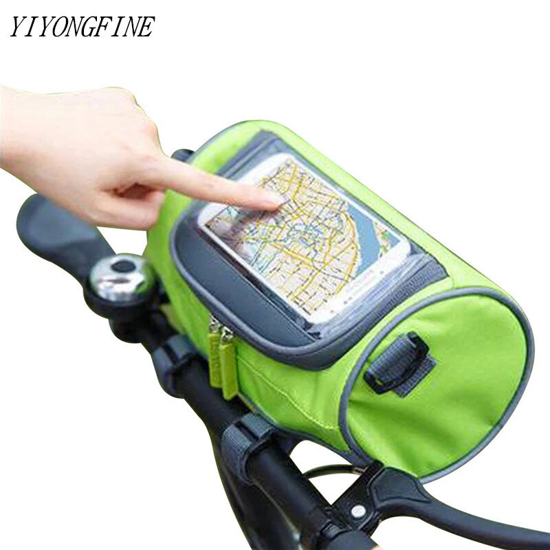 Многофункциональная дорожная сумка для велосипеда, сумка для хранения на велосипед, водонепроницаемый органайзер, сумка для телефона с сен...