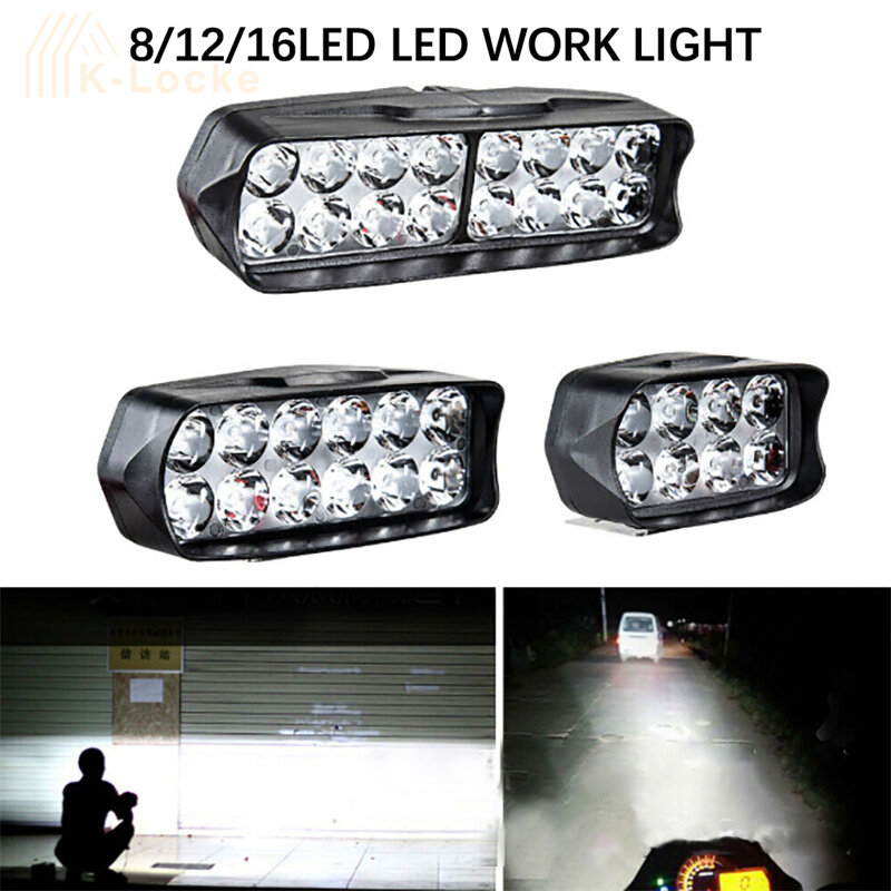 High Quality 12V LED Work Light Spotlight Home Car Super Bright Waterproof Dustproof Working Spotlight Emergency searchlight