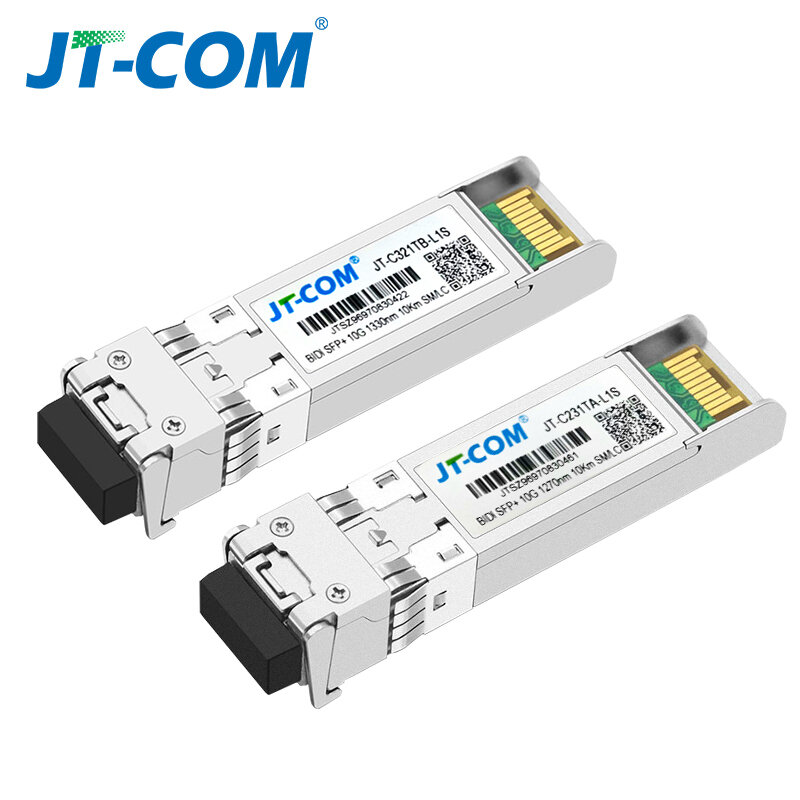 Module à fibre optique monomode compatible avec le commutateur placard, technologie de déchets, SM LC, 1270 nm, 1330nm, 10G, BIDI, 10 km, 20 km, 40 km, 60 km, 80km