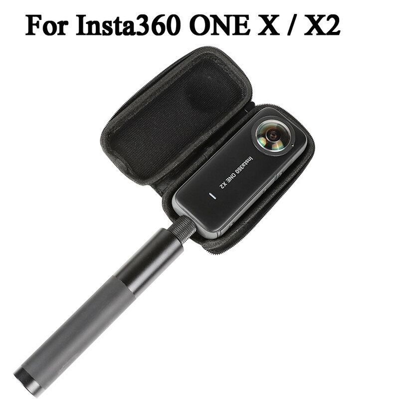 Insta360-ONE X X2 미니 PU 보호 스토리지 케이스, 인스타 360 파노라마 카메라 휴대용 액세서리 가방 박스 마운트