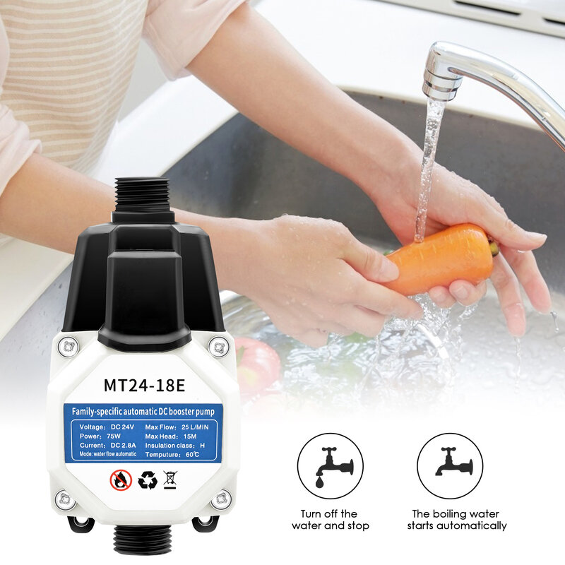 Pompe surpresseur d'eau, 50W, 110V – 220V, contrôleur automatique, Kit pour chauffe-eau domestique et cuisine