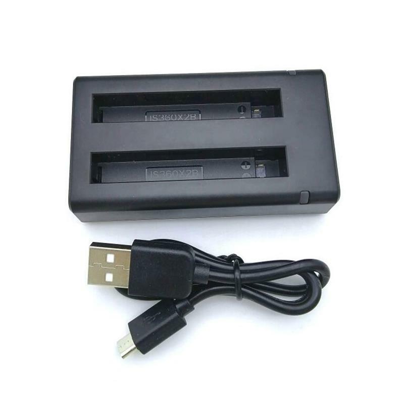 신제품 3/2 슬롯/듀얼 USB 충전기/Cargador Insta 360 Um X2 배터리 충전기, Insta360 One x2 배터리 파노라마 카메라 액세서리
