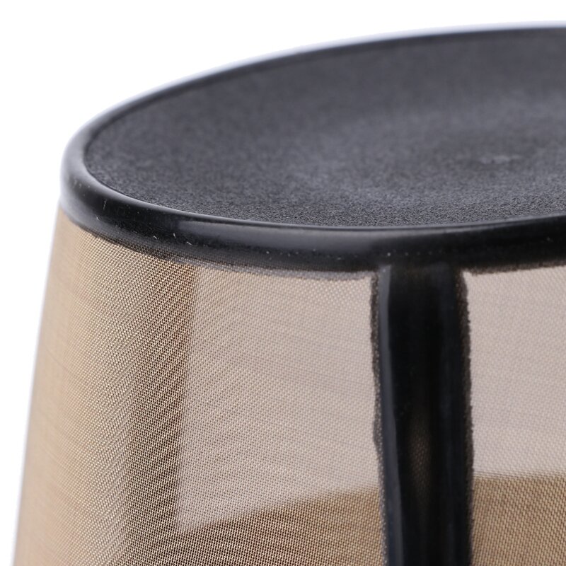 Wielokrotnego użytku 10-12 Cup filtr do kawy kosz w stylu stała siatka metalowa narzędzie BPA Free A6HD