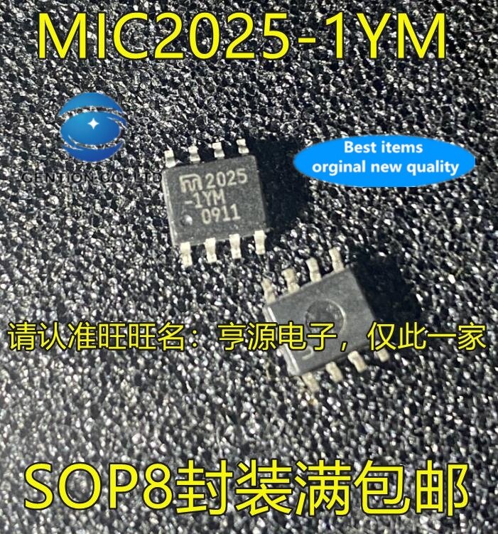10Pcs MIC2025-1YM SOP8 In Voorraad 100% Nieuwe En Originele