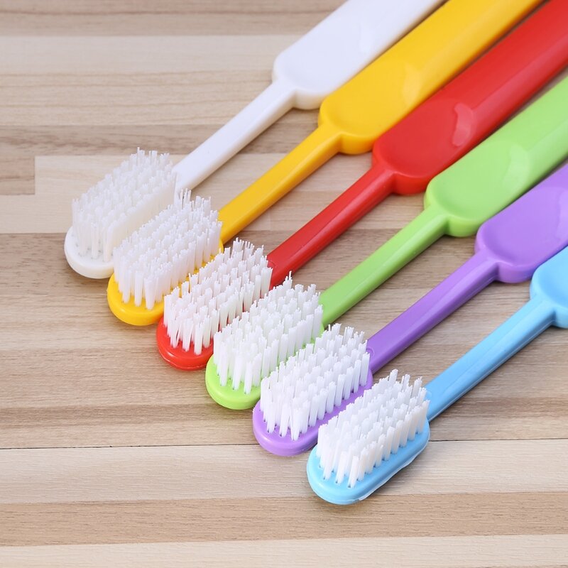 1pc Super hard bristles Tooth brush for Men Remove Smoke Blots color random Dropship