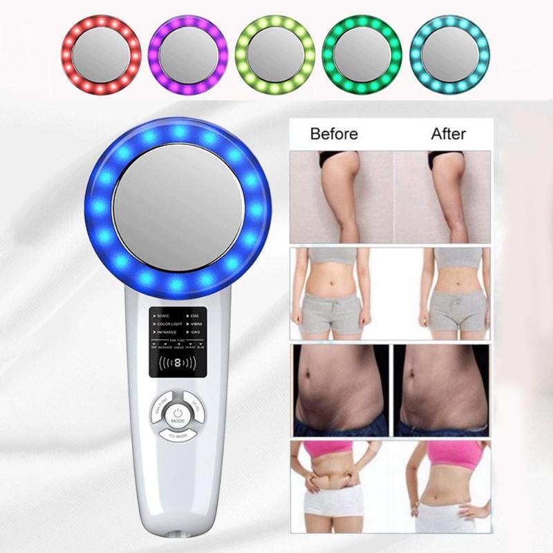 6 in 1 RF Ad Ultrasuoni EMS Corpo Che Dimagrisce Massager Anti Cellulite Fat Burner