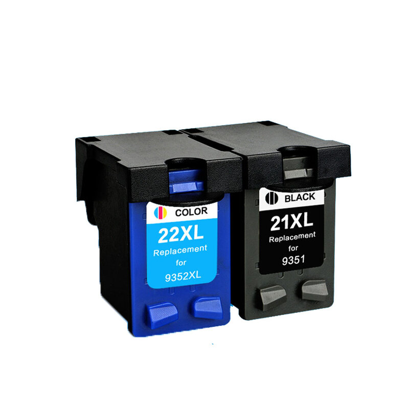 YLC21 22 Cartridge Voor Hp 21xl Voor Hp21 Hp22 Inktcartridge Voor Deskjet F2180 F4180 F2200 F2280 F300 F380 380 D2300 printer