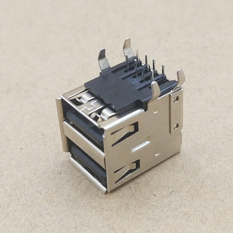 5 шт. двойной USB 8-контактный гнездовой разъем USB Type-A DIY