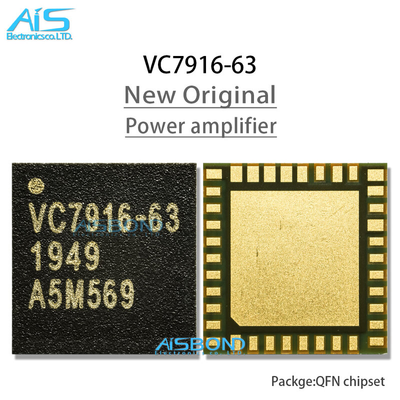 새로운 원본 VC7916-63 PA IC 휴대 전화 파워 앰프 IC VC7916 신호 모듈 칩