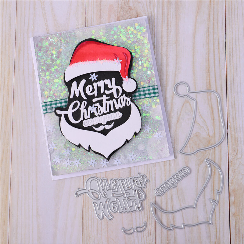 InLoveArts Merry Christmas Metal Cutting Dies Santa Claus Dies Scrapbooking Card Making natal fustelle Album Embossing Stencil