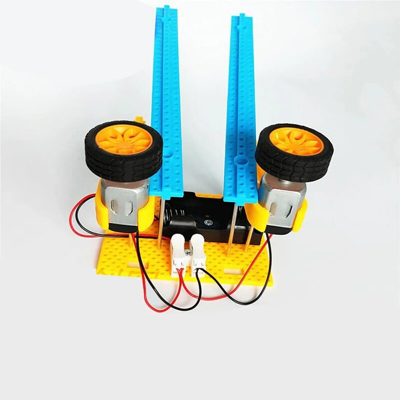 Feichao Divertente FAI DA TE Piccola Palla Launcher Set Materiale Modello Elettrico di Montaggio Giocattolo Educativo Per Bambini I Bambini Del Mestiere del Giocattolo Per Il Regalo Dei Capretti