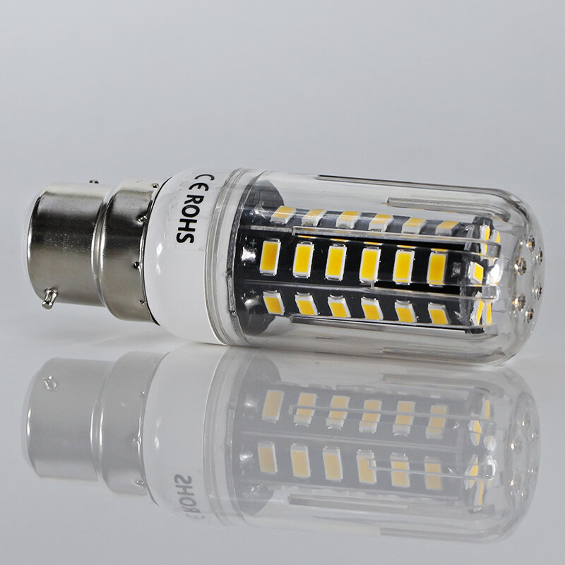Lampara LED B22 12 V 24 V 36 V 48 V 60 V 7W Ngô bóng đèn SMD 5730 siêu 720 Lumens Đèn Chùm Nến Chiếu Sáng B 22 3000K 6000K