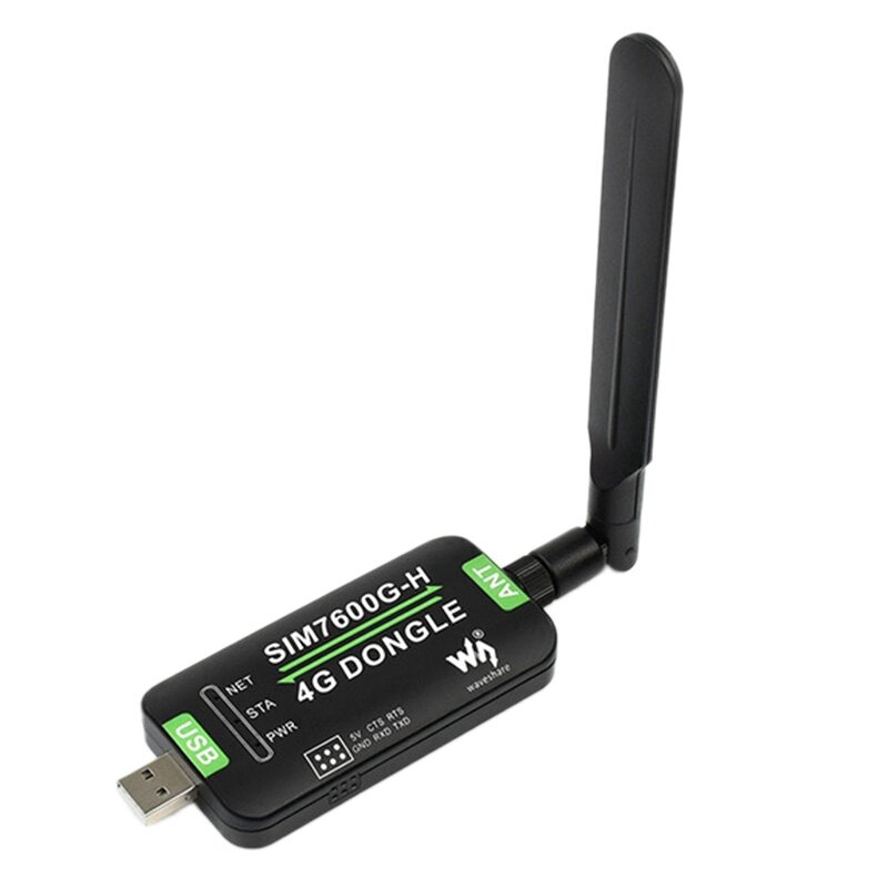 Módulo HFES Waveshare Um Módulo de Acesso à Internet para Raspberry Pi, Comunicação Global GNSS, SIM7600G-H, 4G