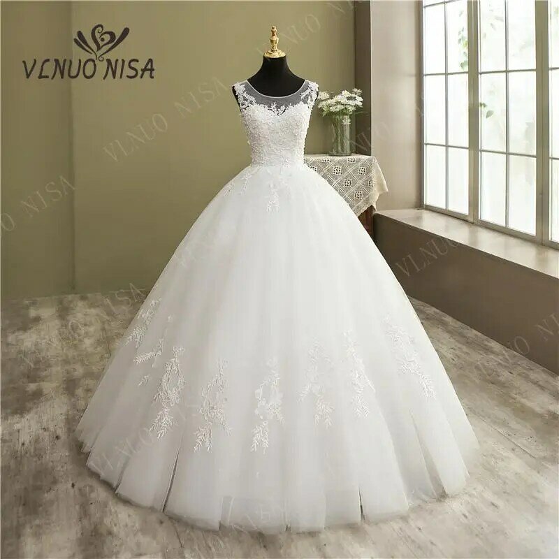 2024 New Robe De Noiva Grande Wedding Dress Lace appliques pearls Sweetheart Wedding Gowns Princess Plus Size Vintage Brides