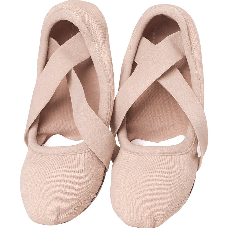 Zapatos de Ballet elásticos para mujer, zapatillas de Ballet elásticas profesionales para adultos, Yoga, gimnasio, gimnasia, zapatos de baile