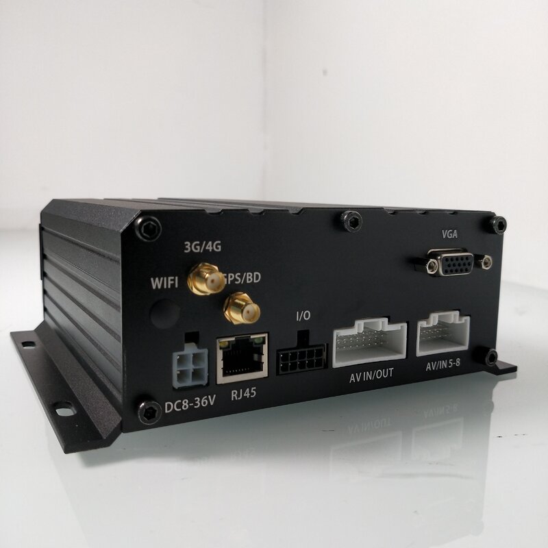 Monitor remoto MDVR de 6 canales, 4g, gps, en tiempo real, compatible con la función de aviso de alarma de exceso de velocidad