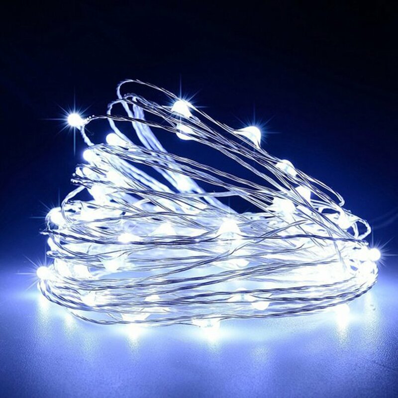 2/3/5m led luzes da corda decoração para casa fio de cobre luzes da corda de fadas luzes de natal para a decoração do casamento do feriado de natal