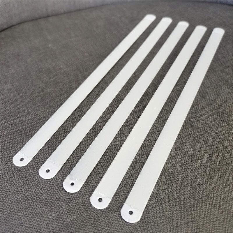 DésoCumbria en acier plat avec revêtement en nylon pour corset, désoCumbria en métal blanc, 5 pièces par lot, 25 cm, 30cm, 1.2cm