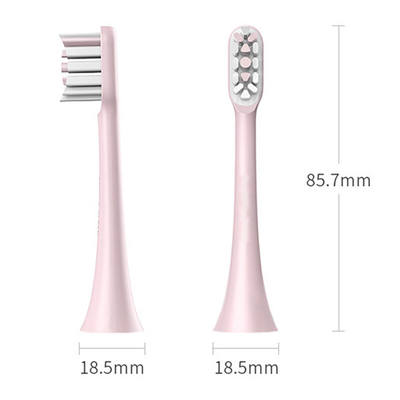 Cabezas de cepillo de dientes eléctrico Xiaomi SOOCAS X3 SOOCARE, reemplazo de cerdas de calidad alimentaria, cabezales de cepillo de dientes con tapa antipolvo