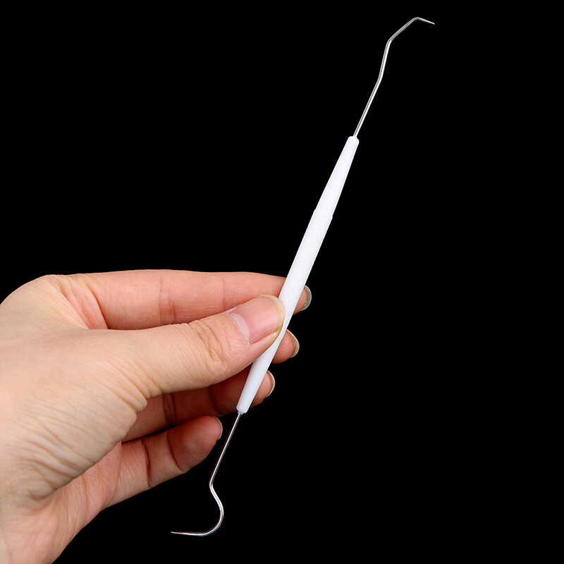 5 Pçs/lote Dentes Dentista Higiene Limpo Aço Inoxidável Sonda gancho Pick Ferramenta Dental