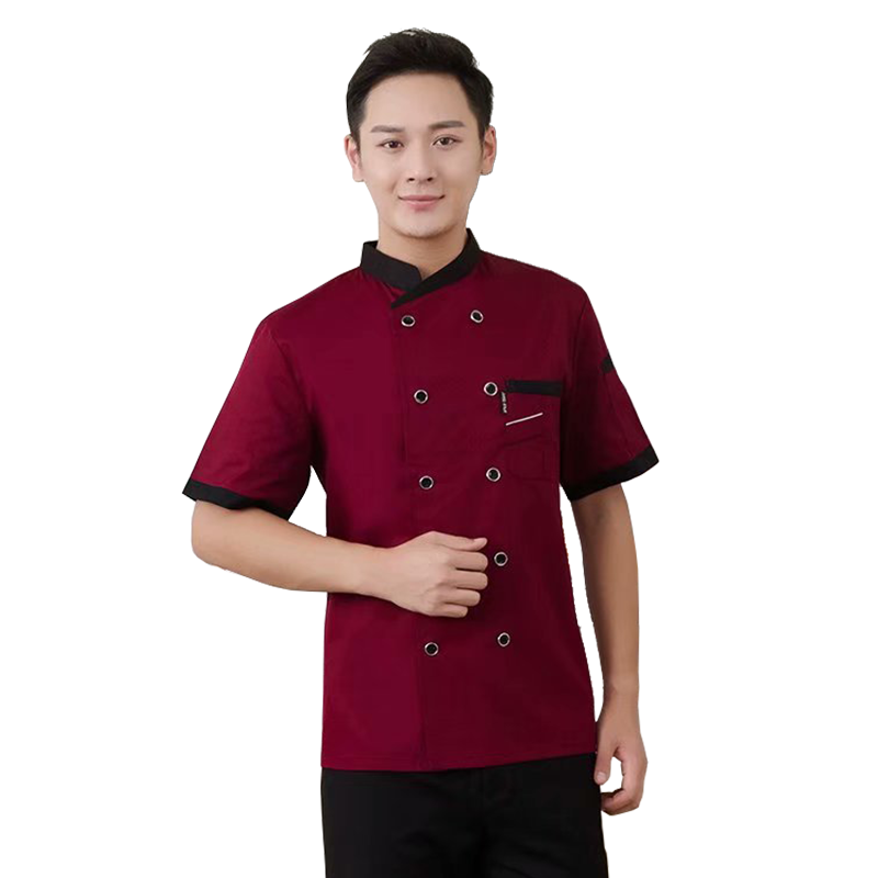 Рубашка унисекс с коротким рукавом, 1 шт., Пользовательский логотип, Ресторан общественного питания, размеры M-4XL