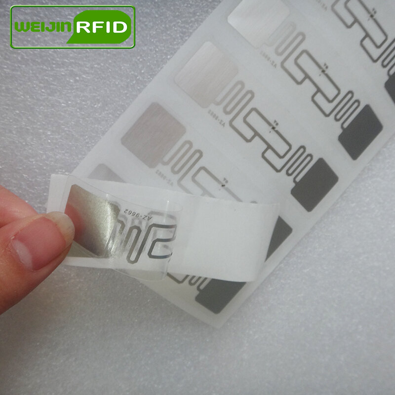 UHF RFID tag sticker Alien 9662 wet inlay 915 900 mhz 868mhz 860-960MHZ Higgs3 EPCC1G2 6C smart adesivo RFID passivo tag etichetta