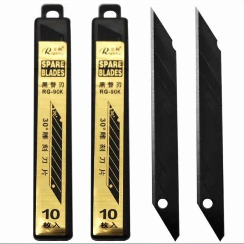 Cuchilla de cuchillo de utilidad, ángulo de herramienta de lujo, 30 °, cantidad, 20 piezas