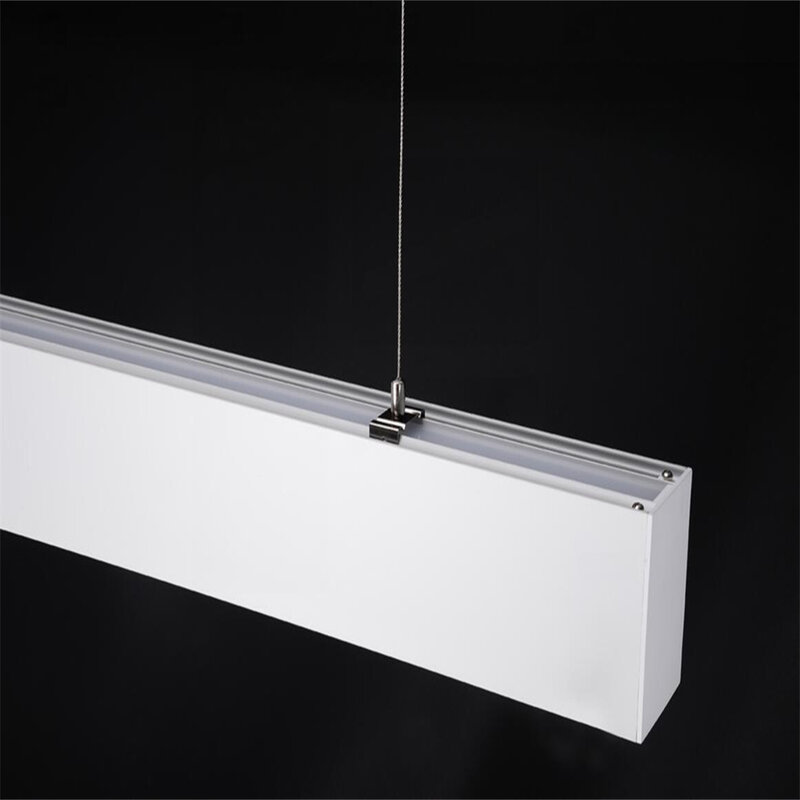 Kostenloser Versand Schwarz/Weiß Direkt Indirekte Led Linear Leuchten Up Down Lineare Wand Licht