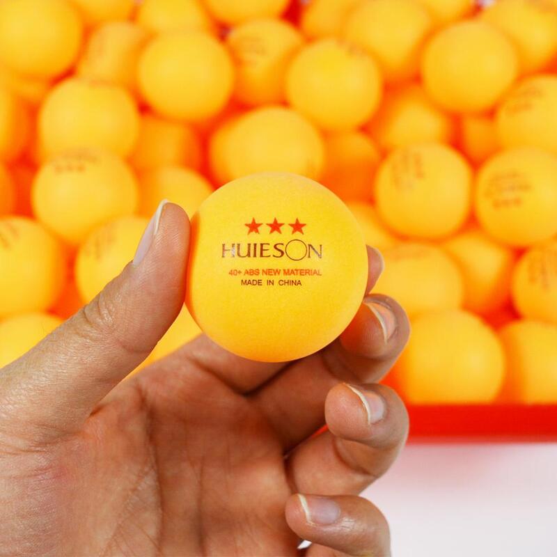 Huieson-テーブルテニストレーニングボール、absプラスチック、pingポン、新しい素材、3スター、40 2.8g、50個、100個