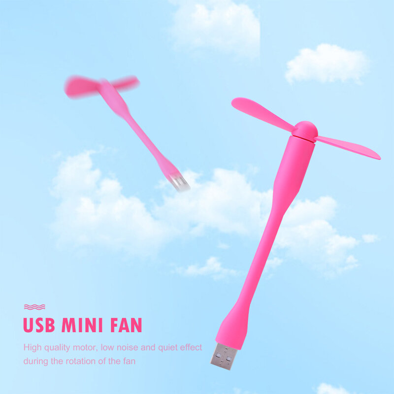 YF Tech Creative USB Fan Mini ventilatore portatile flessibile per Power Bank e Notebook e Computer gadget estivi