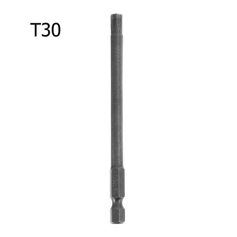 1 шт., Набор бит для шестигранных отверток, 100 мм, 8/10/T15/T20/T25/T27/T30/T40