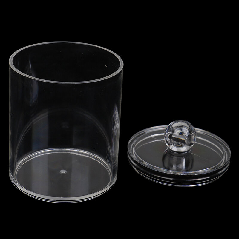 새로운 7x10 cm 단일 레이어 투명 아크릴 스토리지 박스 홀더 투명 면봉 스틱 화장품 메이크업 구성 케이스