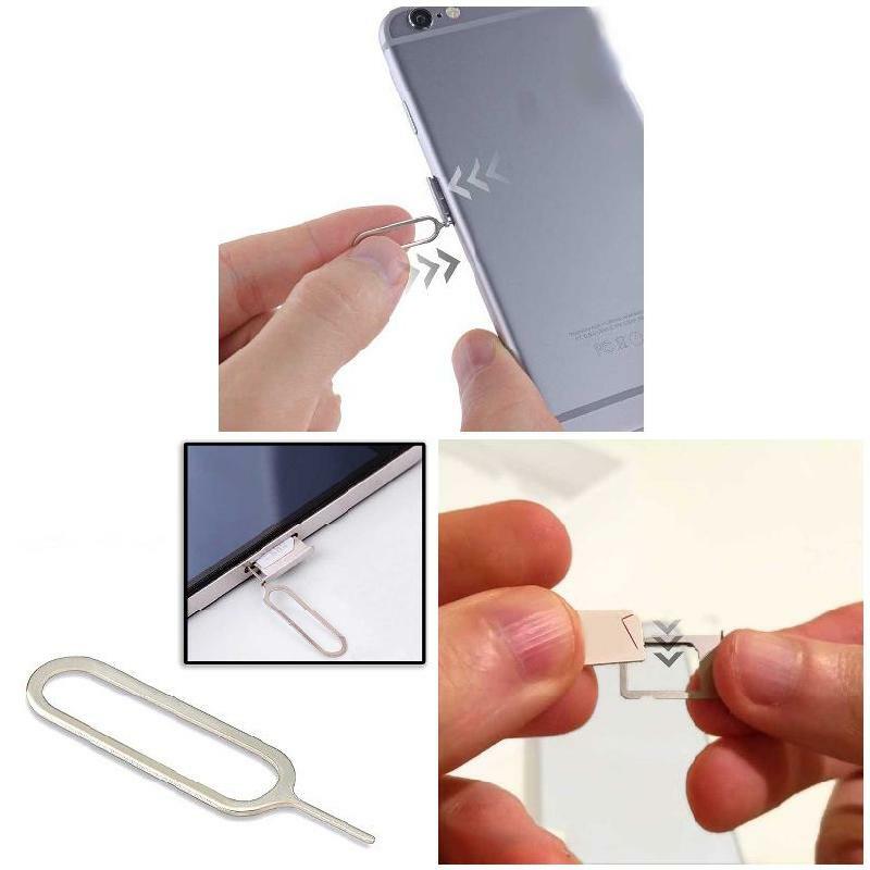 10Pcs Slim Sim Kaart Lade Pin Eject Removal Tool Naald Opener Ejector Voor Meest Smartphone JAN88