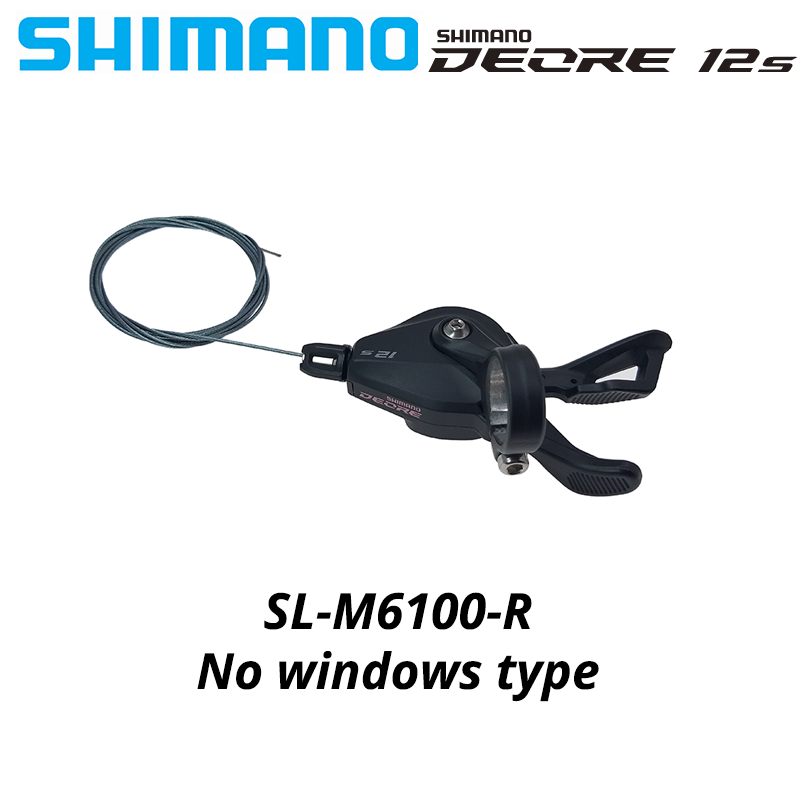 Compre 2 unidades para obter 1% de desconto Shimano deore m6100 12 s groupset sl m6100 alavanca de deslocamento rd m6100 gv desviador traseiro 12 velocidade 12v shifter swtich básico m7100 m8100