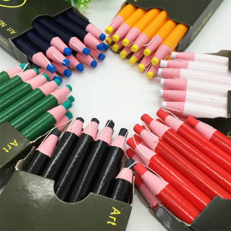 STANDARD-Crayon de couture sans coupe pastel, stylo marqueur pour vêtements de tailleur, crayon à tissu, craie, outils de couture, 8000