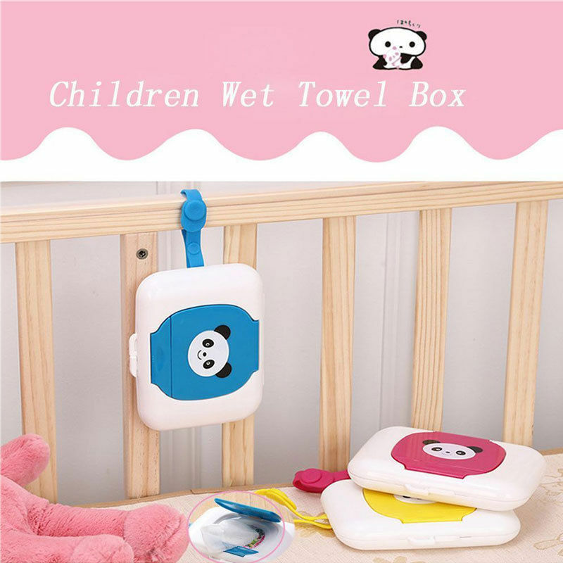 Caja para toallitas de bebé, dispensador de toallitas humedad para recién nacidos, bolsa para niños, caja de toallitas de papel mojado para viajes al aire libre