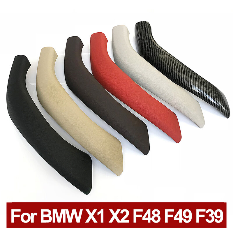 Interior Door Pull Handle Plastic Outer Cover Trim Replacement For BMW X1 X2 F48 F49 F39 2016-2020