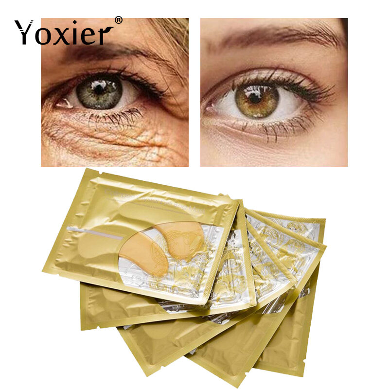 Eye Mask Remove Dark Circles Eye Bags Edema Moisturizing Anti-Aging Brighten Skin Colour Deep Nourishment Repair Eye Care 5pcs