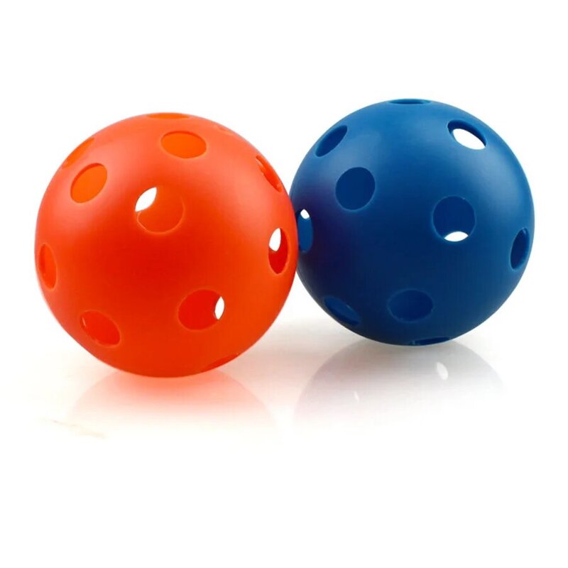 CRESTGOLF-Pickleball de plástico, bola hueca de flujo de aire para interior, pelota de entrenamiento de práctica, accesorios de pelota de Golf de béisbol, 12 piezas x 90mm